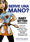 baby sitter - volantino