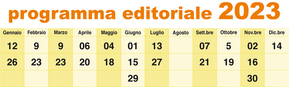 calendario editoriale annunci pubblicit soffiata crema