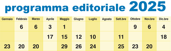 calendario editoriale annunci pubblicit soffiata crema