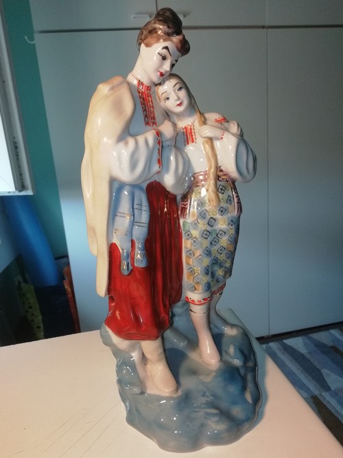 Figurina di porcellana sovietica URSS
