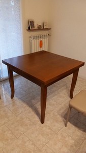 Tavolo legno quadrato allungabile