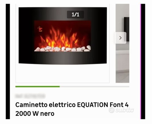 Caminetto elettrico EQUATION Font 4