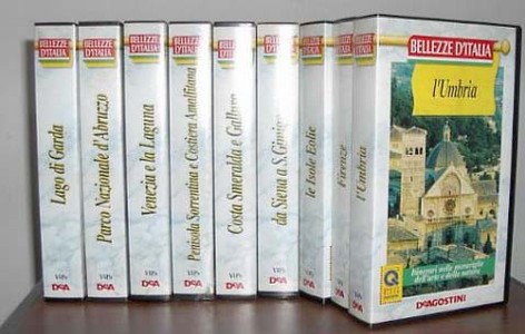 VHS  videocassette Bellezze d'italia