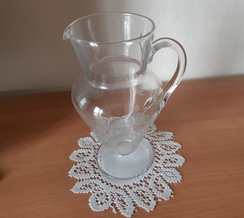 Brocca in vetro vintage