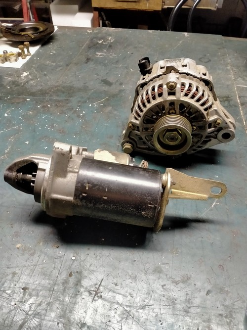 Alternatore e motorino 