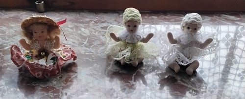 Mini bambole porcellana 