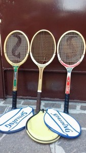 racchette ( tre ) da tennis anni 70