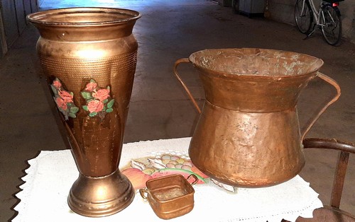 PORTA OGGETTO PICCOLO IN RAME