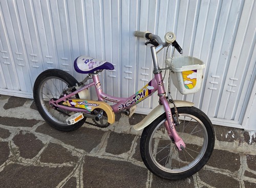 bicicletta rosa da 16