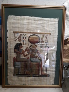 QUADRO STAMPA EGIZIANA
