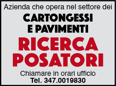 Cercasi posatori