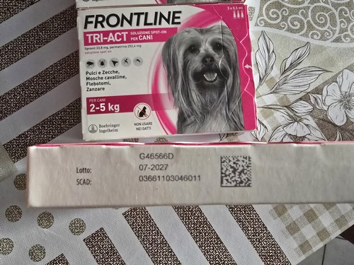 vendo 3 scatole frontline per errato acquisto 