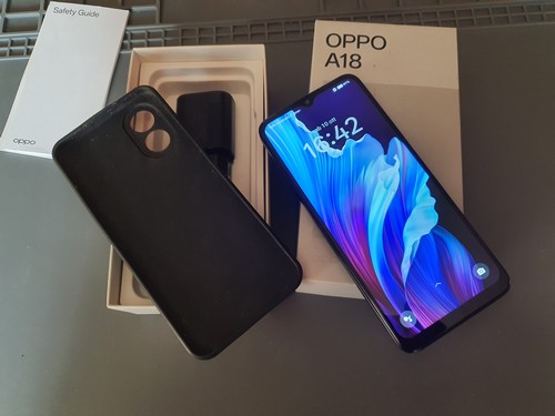 Oppo A18 D/S 128GB /ram 4+4 GB, colore black