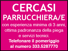 cercasi lavoro parrucchiera