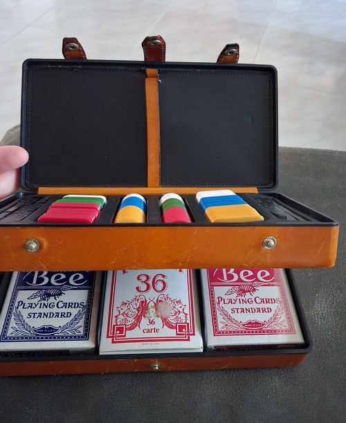 Set da gioco vintage  carte,  iMade in Italy. Cofa