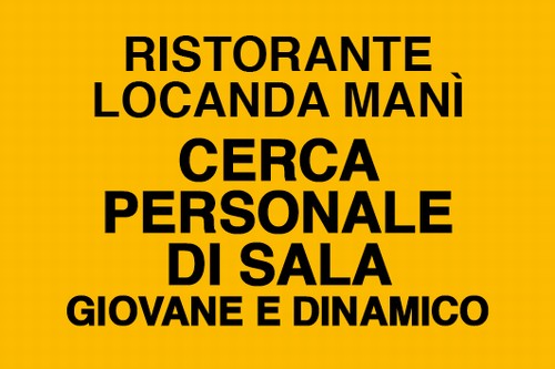 cerca personale di sala