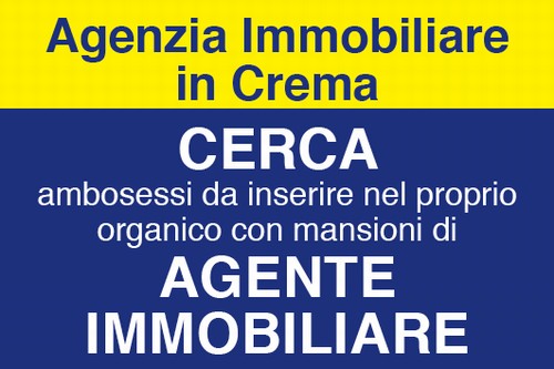 Cercasi Agente Immobiliare