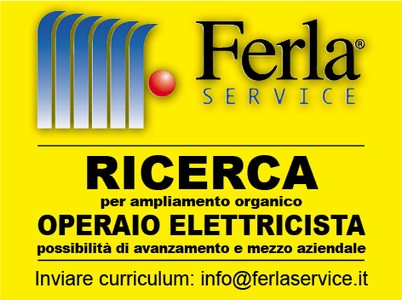 RICERCA operaio elettricista