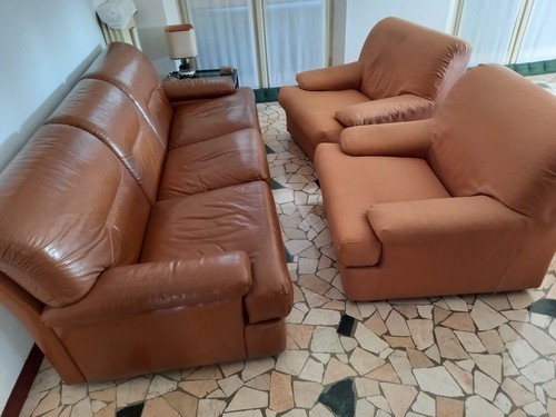 Divano e poltrone in pelle