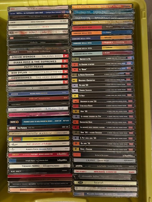 200 CD di musica italiana, internazionale...