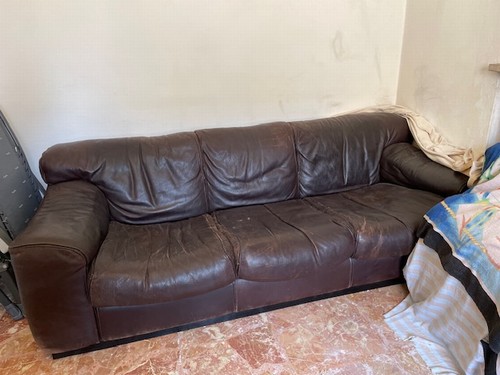 Divano in vera pelle 