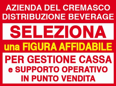 seleziona per gestione cassa e supporto operativo