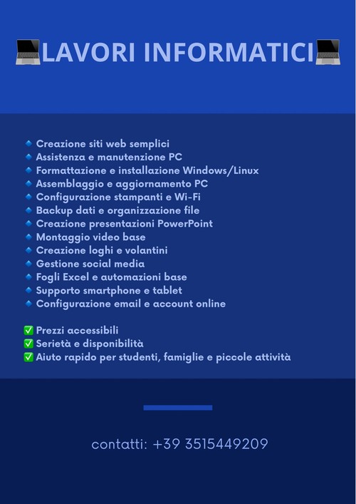 LAVORI INFORMATICI
