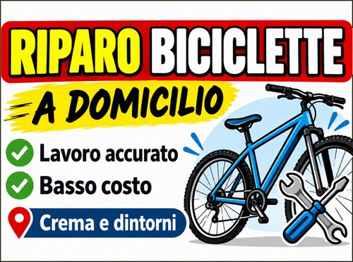 RIPARAZIONE BICICLETTE A DOMICILIO