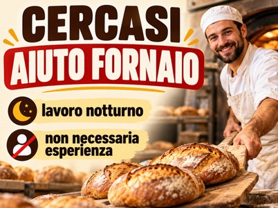 Cercasi AIUTO FORNAIO